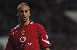 Rio Ferdinand of Manchester United, November 2005