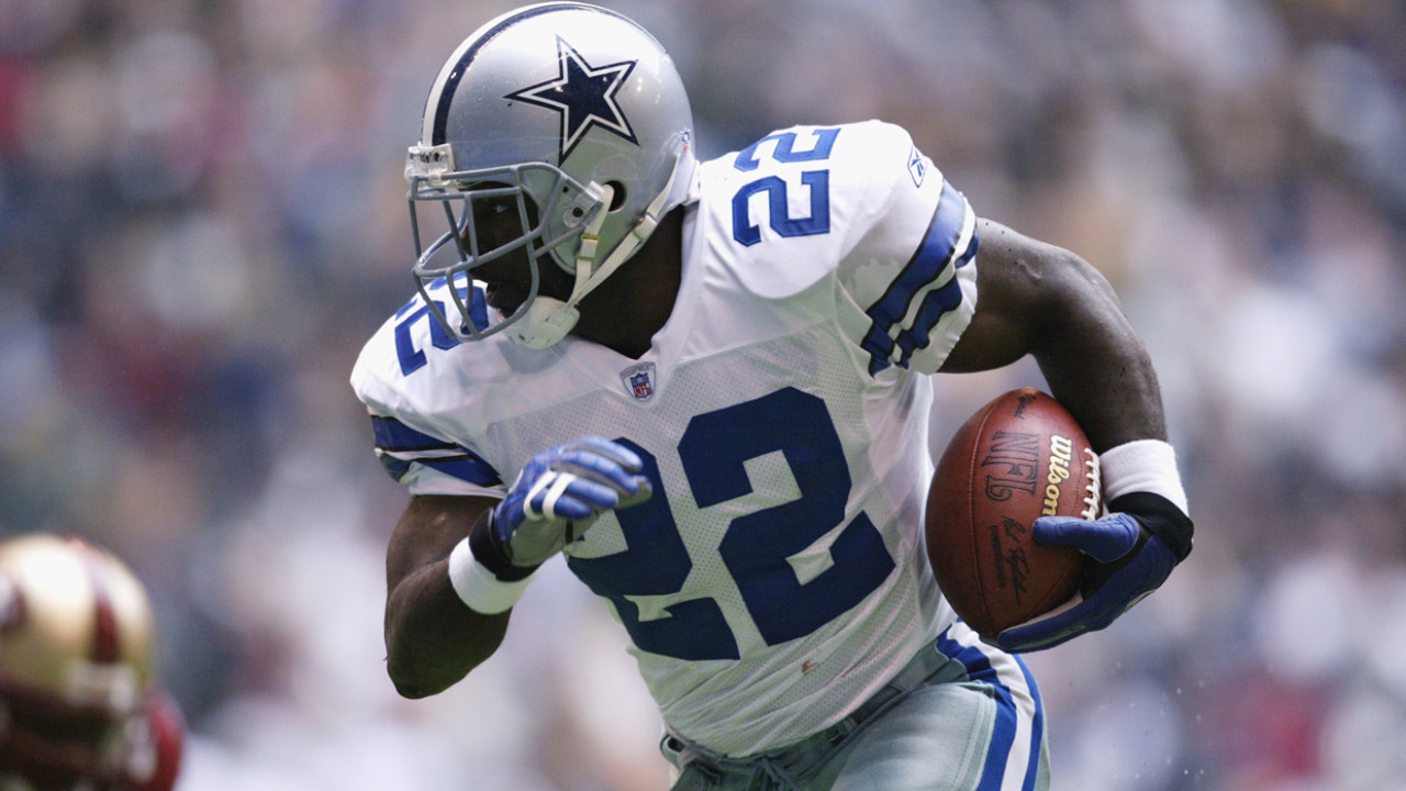 Emmitt Smith in a Dallas Cowboys Uniform