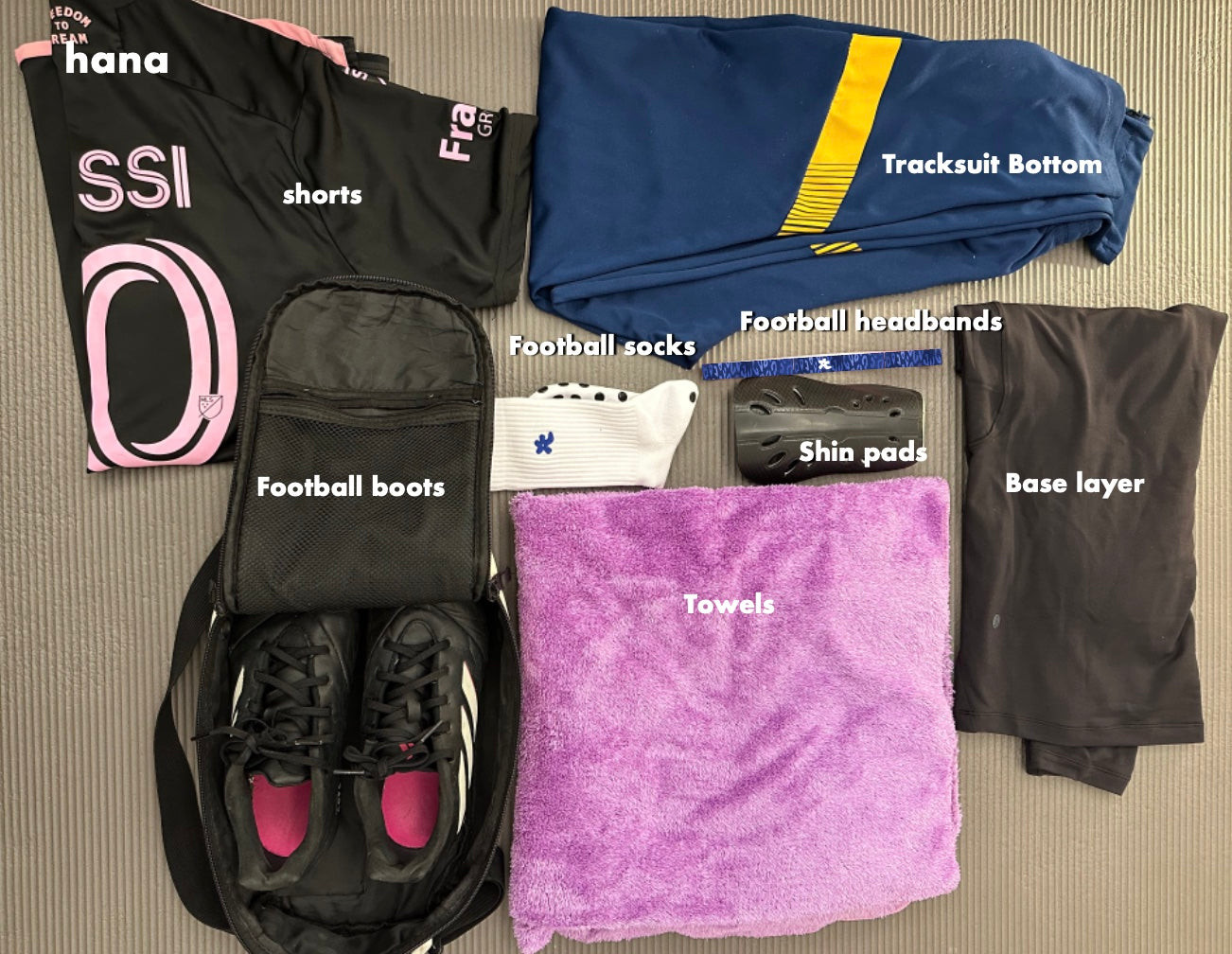 what you should bring in your football bag to pack like a pro