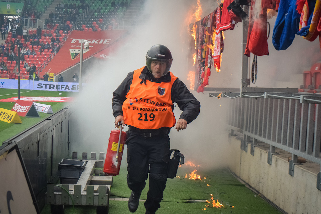 GKS Tychy v Widzew Lodz, second tier, 1-1, September 2021