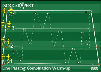 Line Passing Combination Warm-up