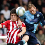 Harry Maguire playing for Sheffield United in 2011