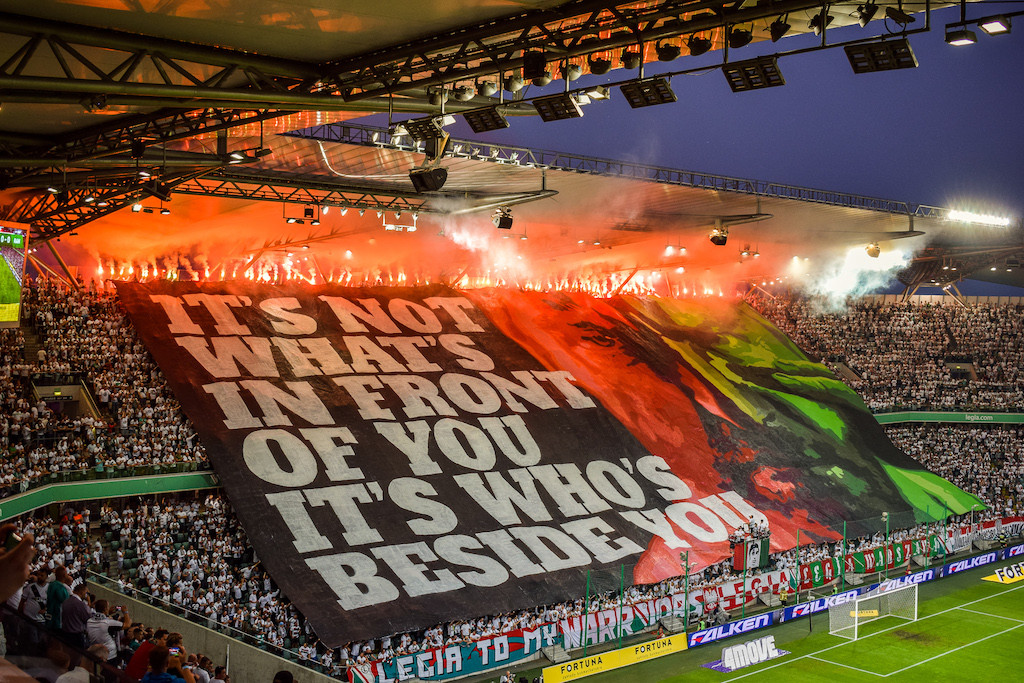 Legia Warsaw v Rangers, Europa League qualifying playoff, 0-0, August 2019
