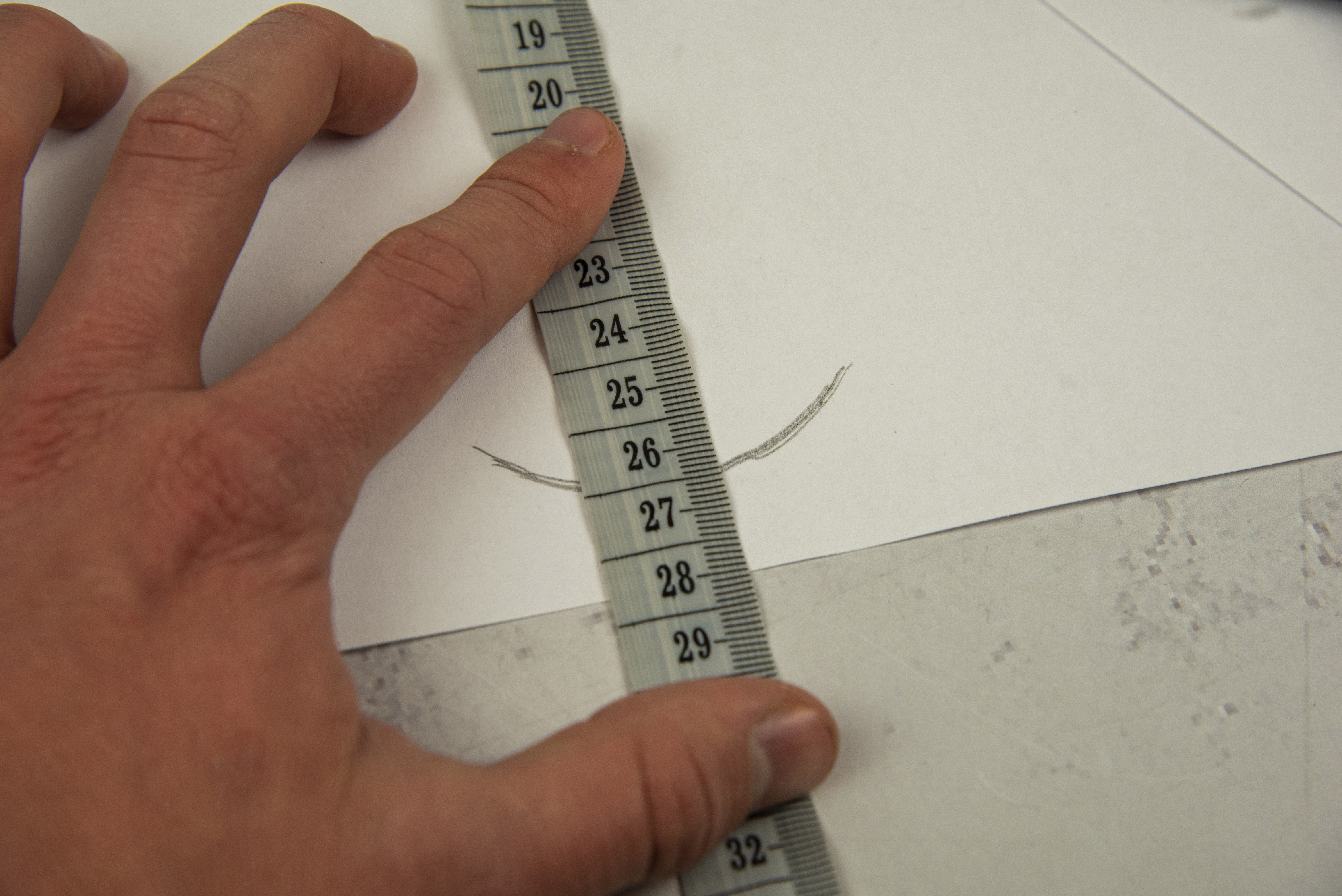 final length of longer foot