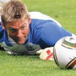 The ball famously evaded England