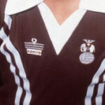 Coventry City defender Gary Gillespie in the infamous brown away strip