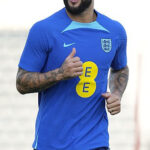 England player Kyle Walker (pictured taking part in drills during England