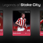 Players of Stoke City in action