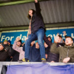 Fans in Casual Attire