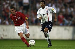 Jermaine Pennant in action for England