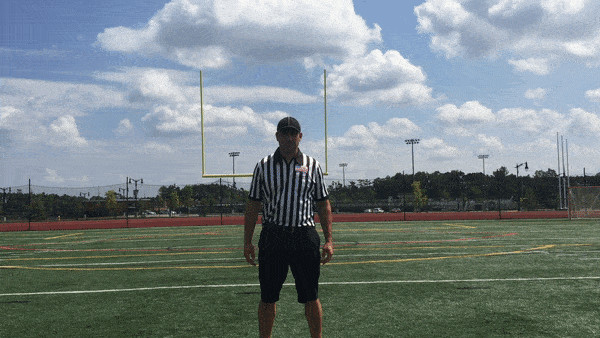 Chop Block Referee Signal