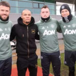 Chris Eubank Jnr At Manchester United Training Session