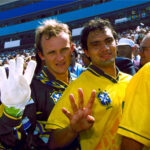 Claudio Taffarel celebrates Brazil