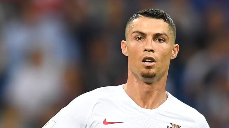 Cristiano Ronaldo in Al Nassr kit, the world