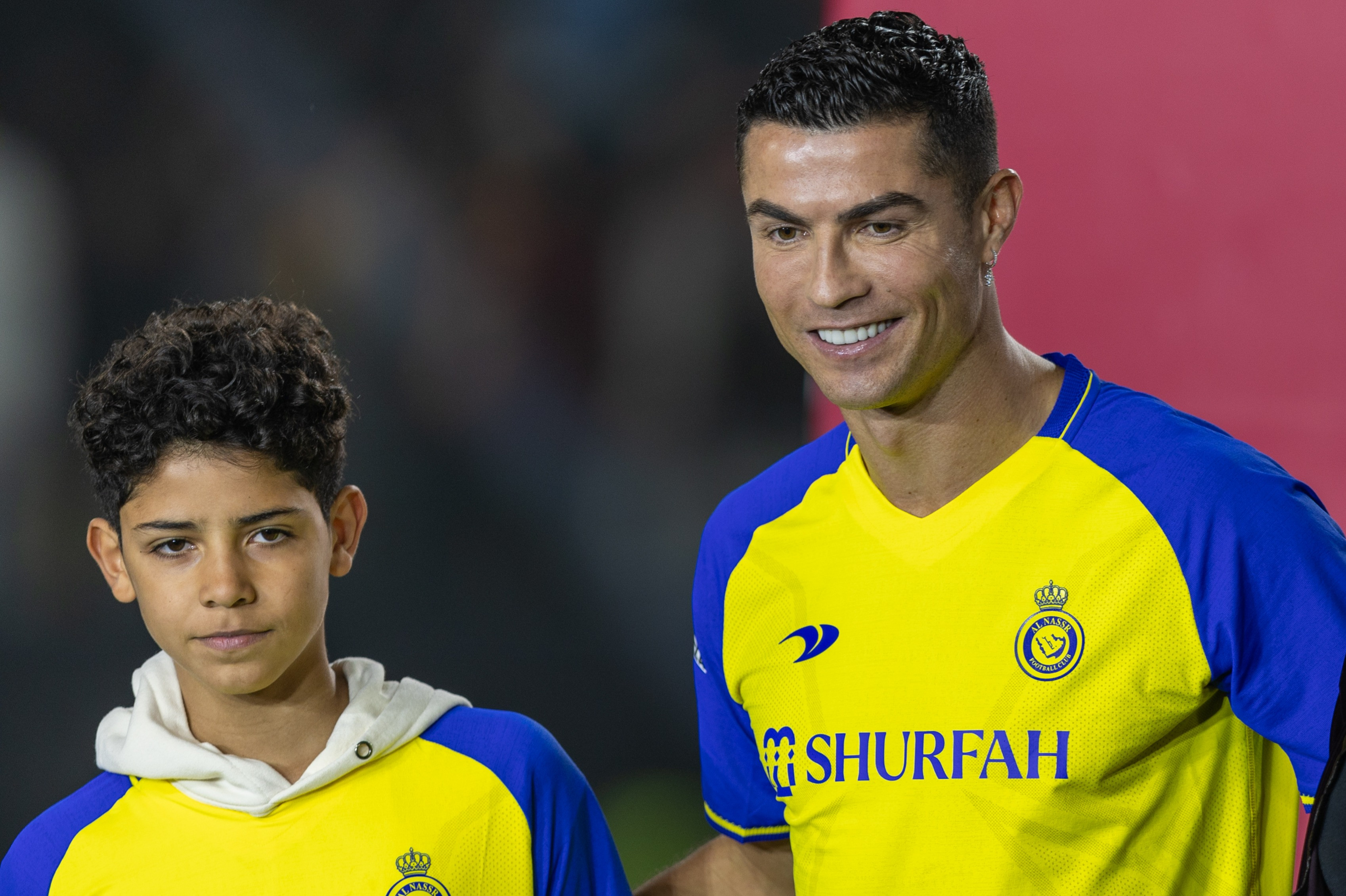 Cristiano Jr is currently in the Al Nassr academy, showcasing dedication like his father