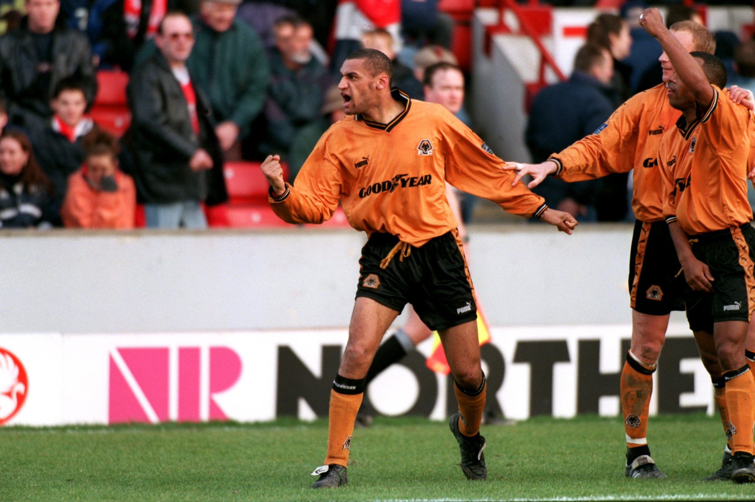 Dean Richards Celebrates Goal Against Barnsley