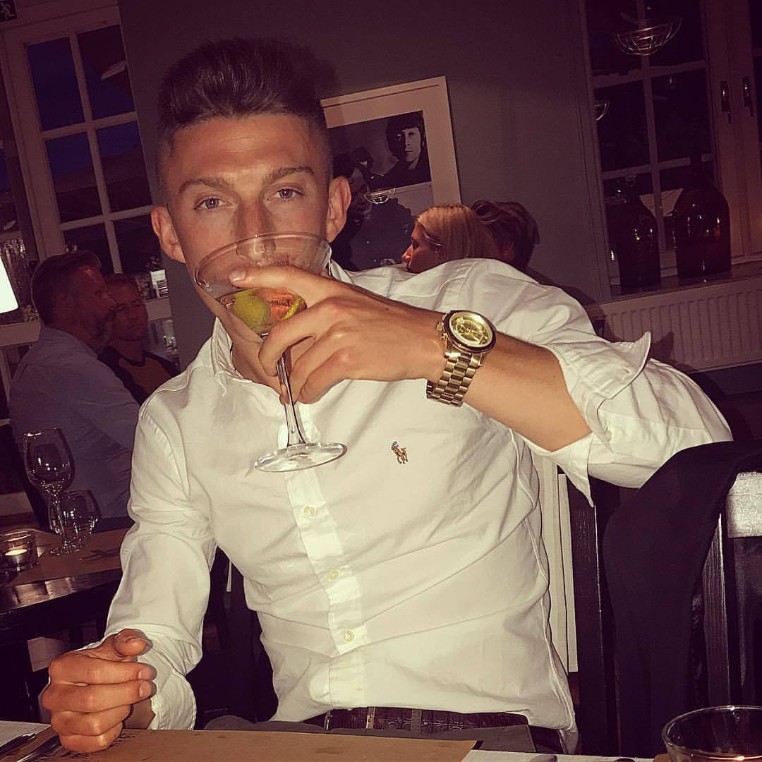 Enjoying a Martini