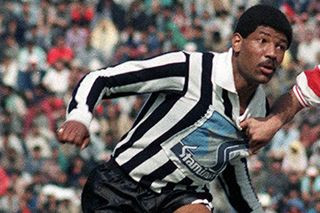 Nizar Trabelsi in action for Tunisian team Sfax in 1989.
