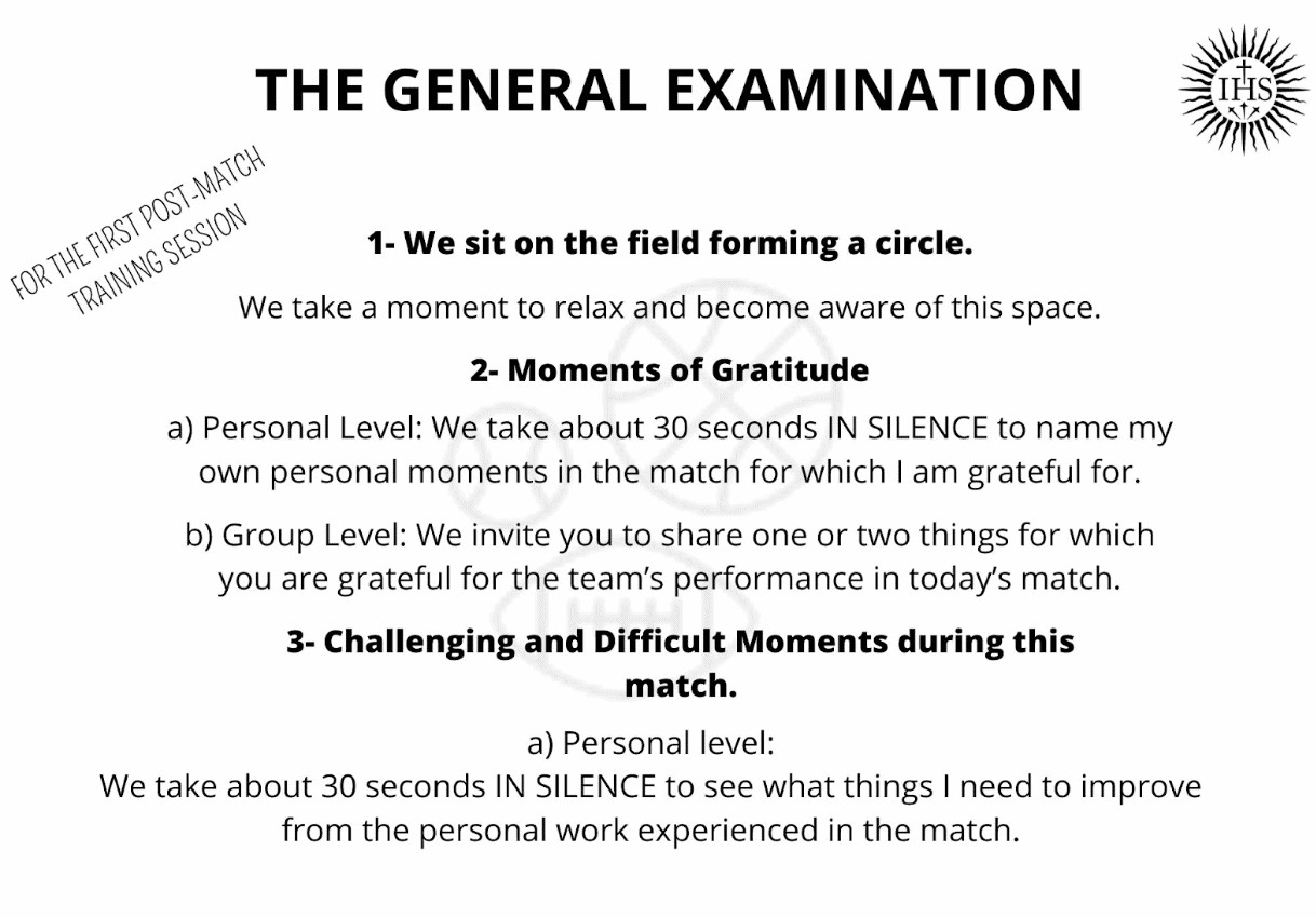 The Sports Examen outline