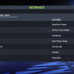 Attacking Simple Controls for FIFA on PS4, showing button configurations for Ground Pass, Lob Pass, Through Pass, and Shoot.