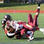 Women's football physical play