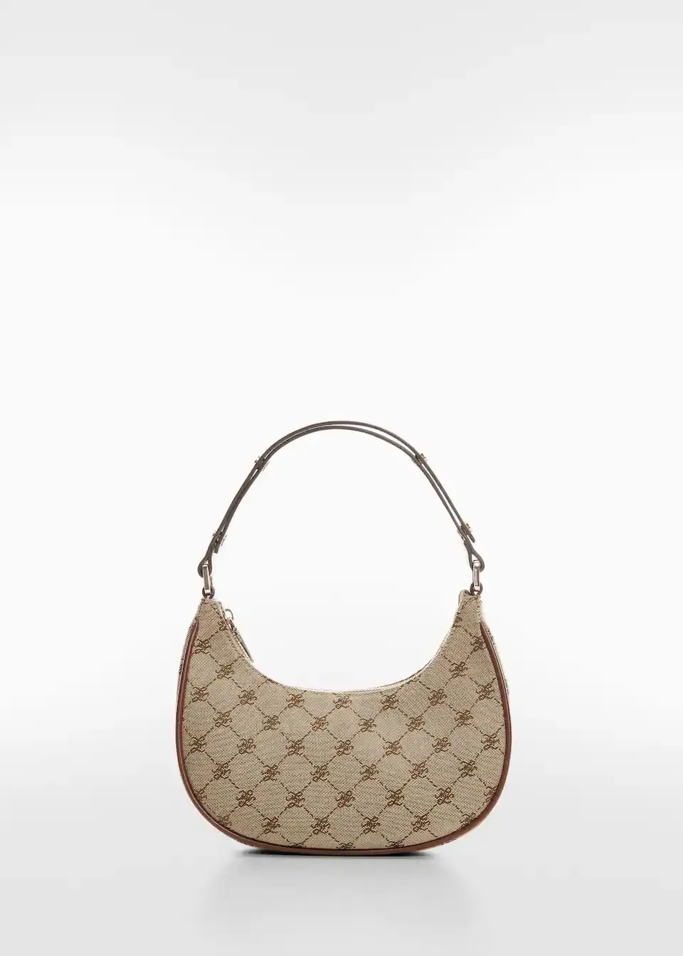 Mango + Jacquard Shoulder Bag