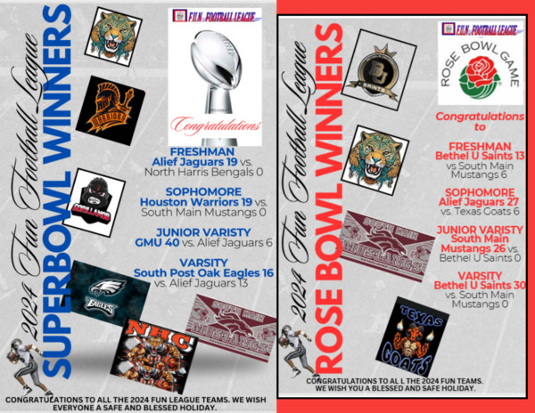 Fun Bowl Results