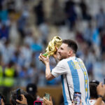 Lionel Messi with Argentina National Team