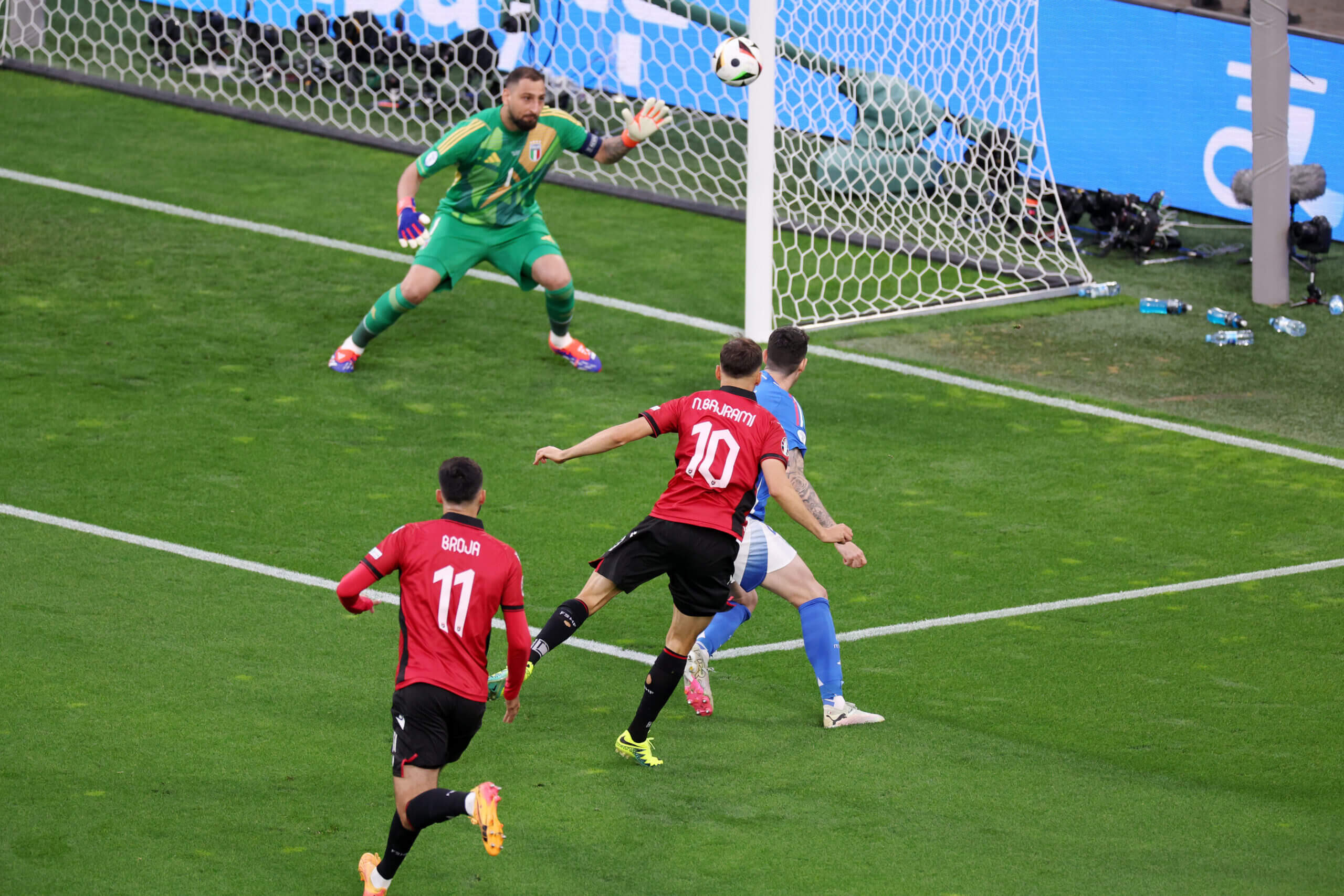 Nedim Bajrami scores against Italy after 23 seconds