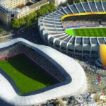 Stade Jean Bouin (left) and Parc des Princes (right)