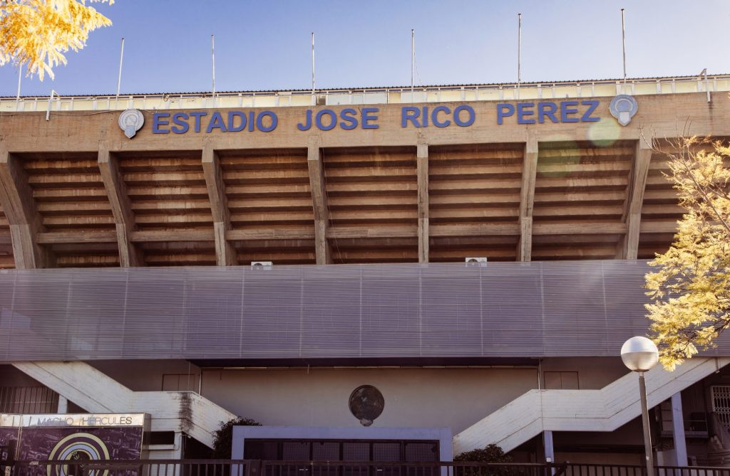 Hércules CF, Estadio José Rico Pérez. Alicante, Spain.