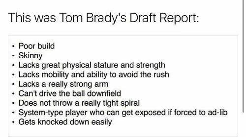 Tom Brady Scouting Report