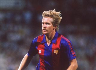 Bernd Schuster of Barcelona, 1988