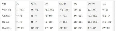 Nike Football Shirt Size Guide Continued