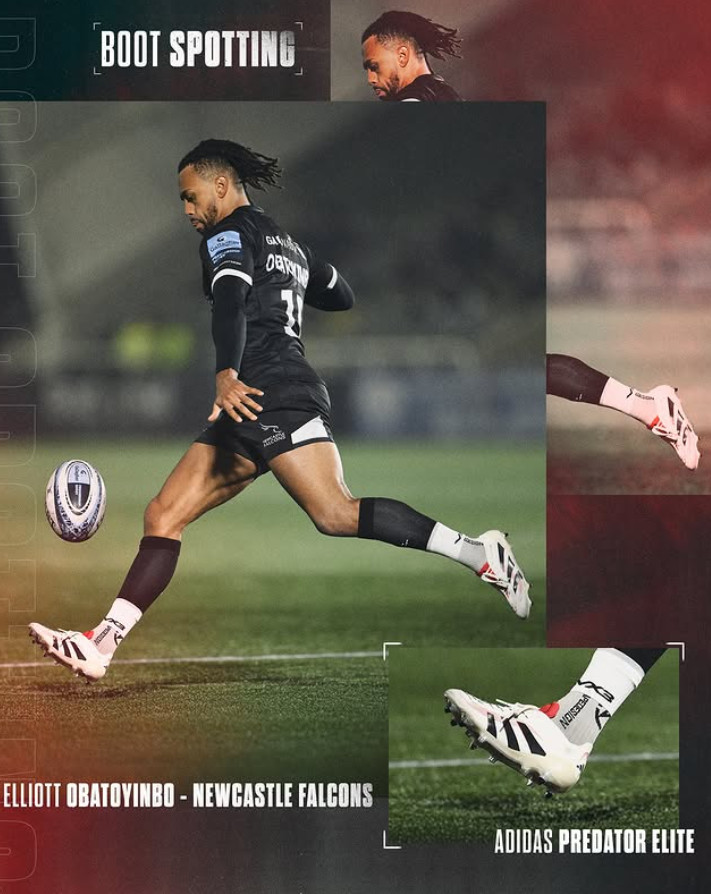 Image representing the possibility of wearing football boots for rugby under certain conditions