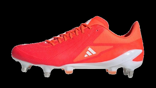 Adidas RS15 Ultimate soft ground rugby boots with a low-cut design for better control and kicking