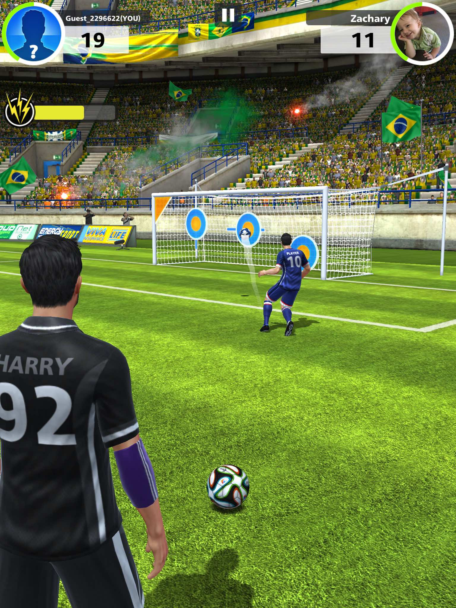 Football Strike Line it Up