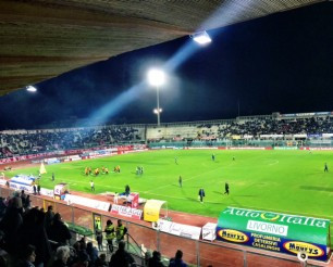 A.S. Livorno under lights [Credit: Michael Saxton]