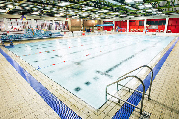 Swimming pool at Mid Suffolk Leisure Centre