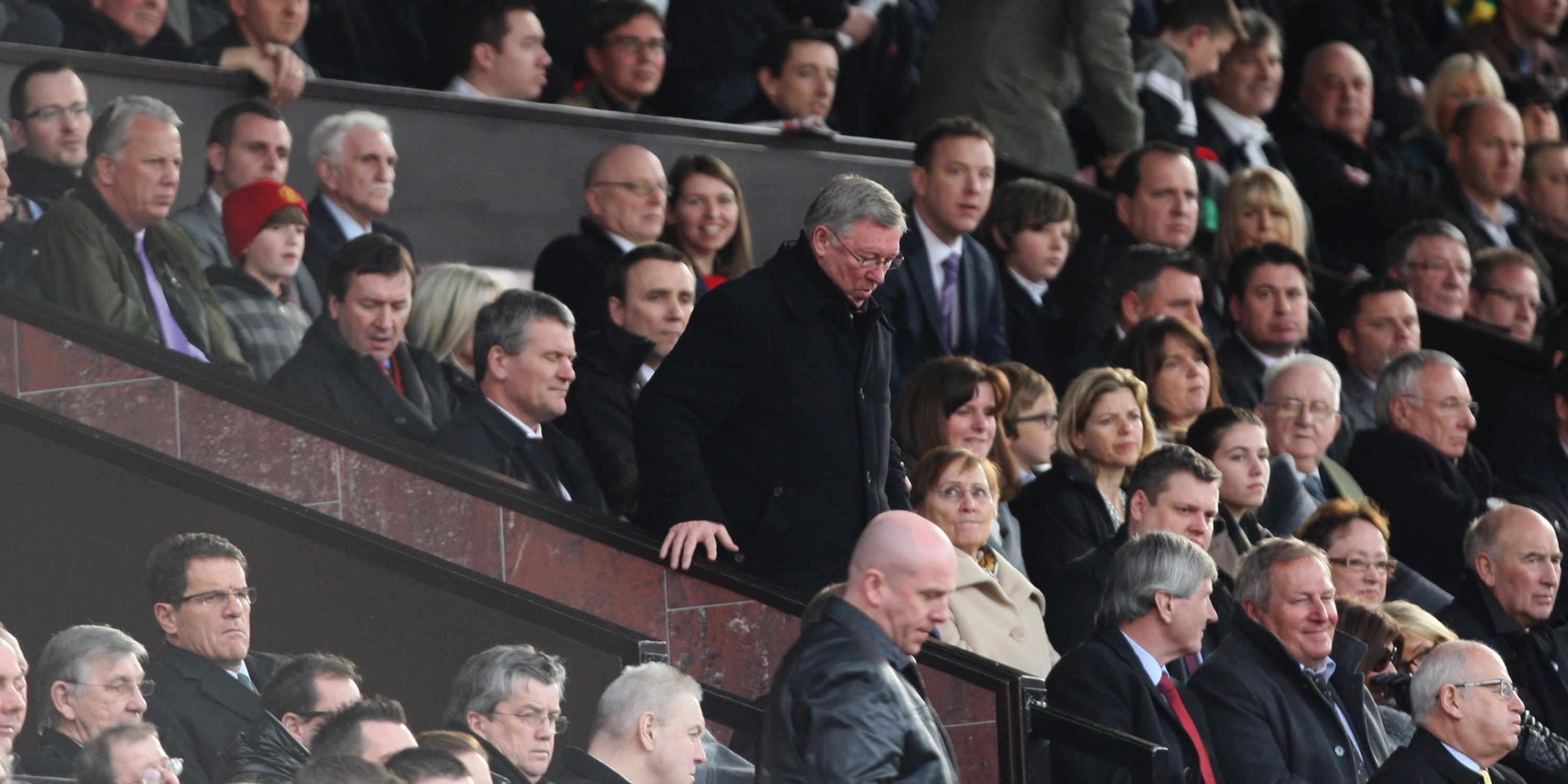 Sir Alex Ferguson on a touchline ban