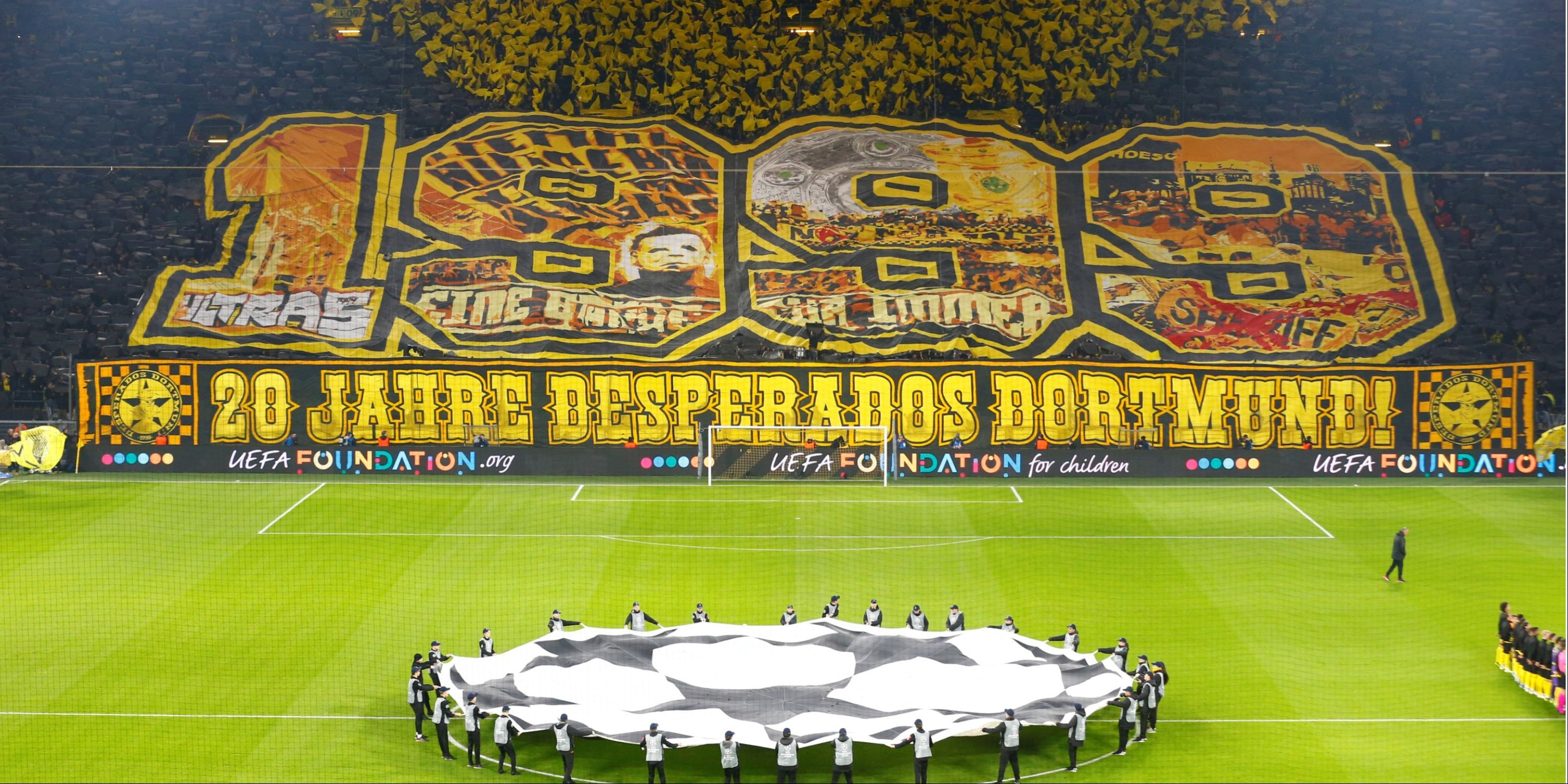 Signal Iduna Park on a Champions League night