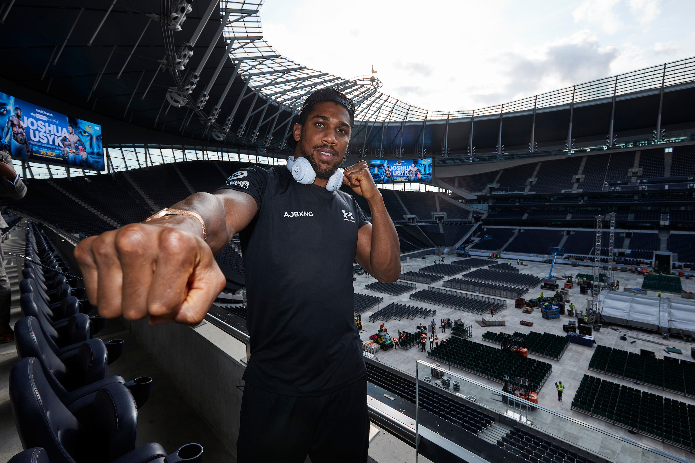 Joshua is hoping to land the final blow against Usyk at Tottenham's stadium