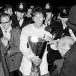 Alan Mullery's diving header in the UEFA Cup final, a defining moment of his career