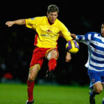 Darius Henderson in Premier League action for Watford against Reading in 2006