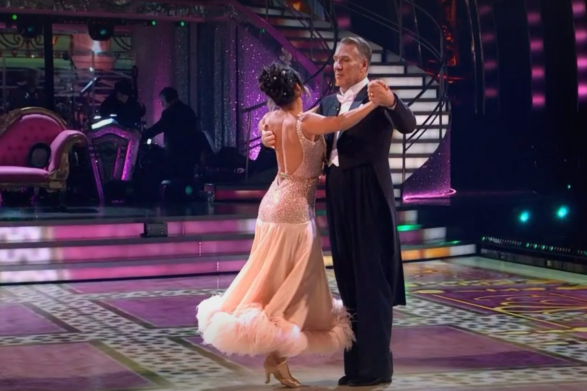 Paul Merson dancing with Karen Hauer on Strictly Come Dancing