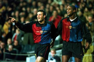 Patrick Kluivert (right)
