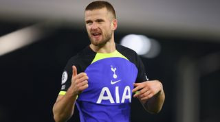 Eric Dier of Tottenham Hotspur wearing the scuba-inspired away kit