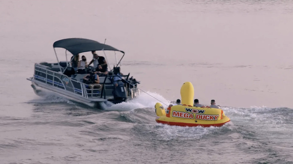 F1Drive to Survive: Party Pontoon Feature