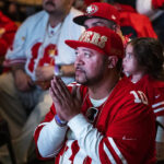 Fans at Super Bowl Watch Party