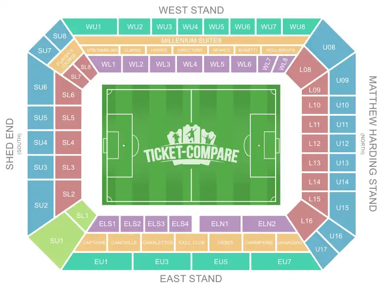 Stamford Bridge Seating Plan